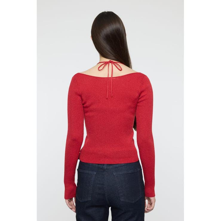 GLITTER TIE KNIT トップス | MOUSSY OUTLET | 詳細画像6 