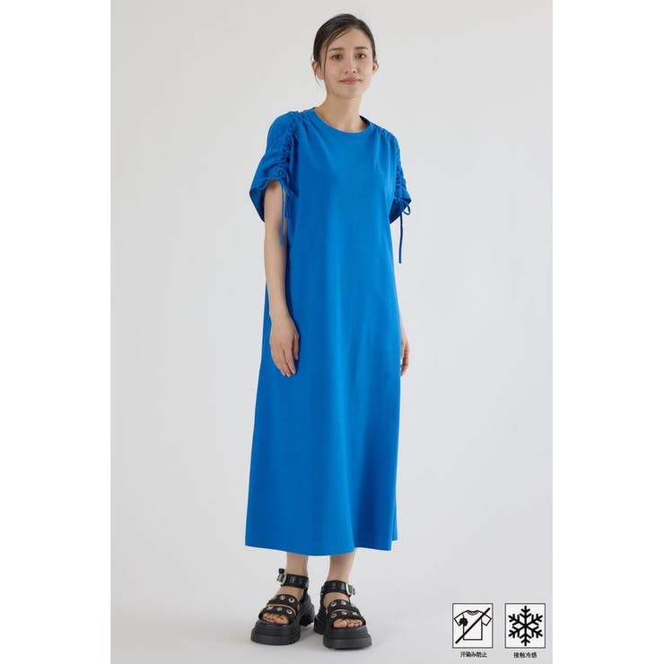 BLU | MASTER PROTECT シャーリングワンピース | RODEO CROWNS WIDE BOWL