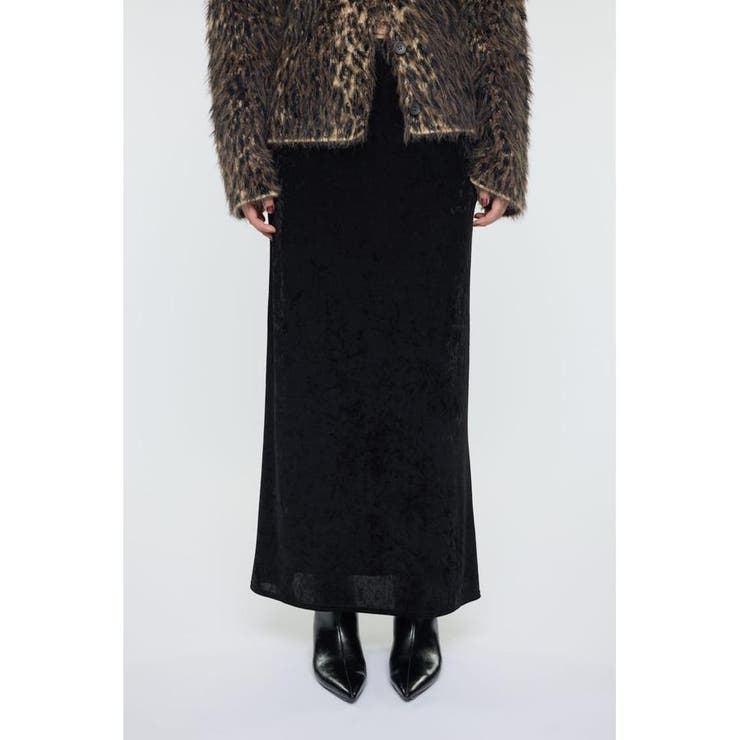 BLK | VELVET MERMAID スカート | MOUSSY OUTLET