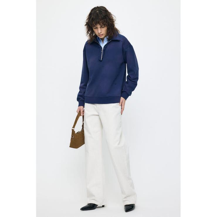 HALF ZIP SWEAT POLO プルオーバー | MOUSSY OUTLET | 詳細画像16 