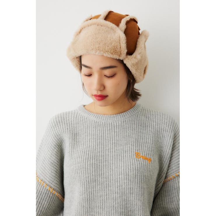 CAM | フェイクムートン フライトキャップ | RODEO CROWNS WIDE BOWL