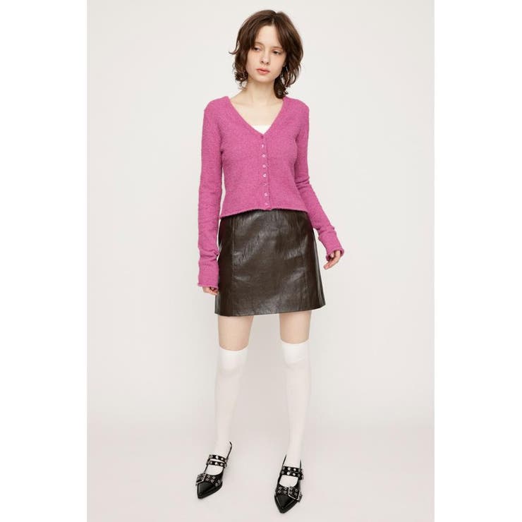 F／LEATHER TIGHT ショートスカート | SLY OUTLET | 詳細画像8 