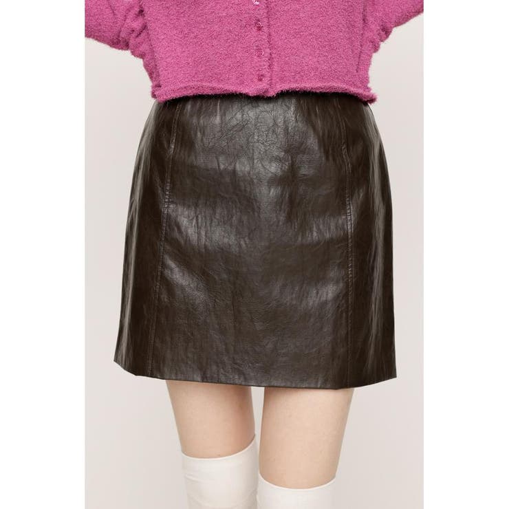 F／LEATHER TIGHT ショートスカート | SLY OUTLET | 詳細画像9 