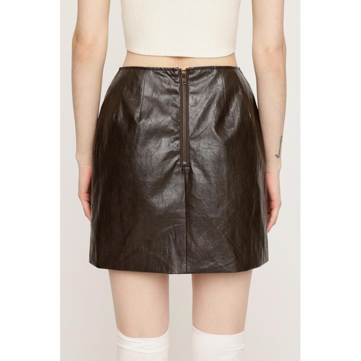 F／LEATHER TIGHT ショートスカート | SLY OUTLET | 詳細画像12 