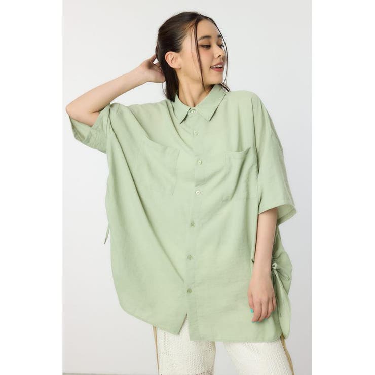 L/KHA1 | ハーフスリーブビッグシャツ | RODEO CROWNS WIDE BOWL