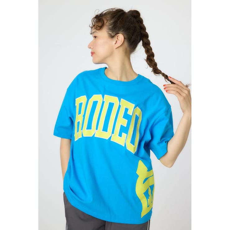 BLU | ネオンロゴTシャツ | RODEO CROWNS WIDE BOWL