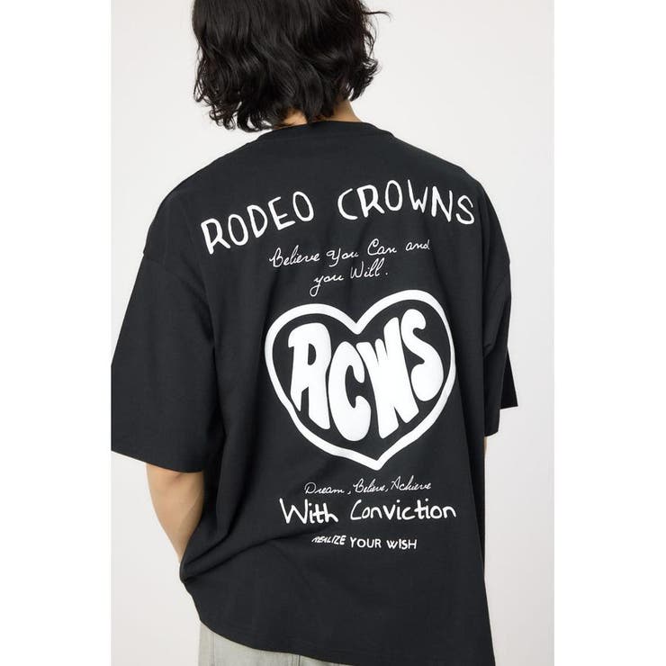 BLK | ハートフルハッポウTシャツ | RODEO CROWNS WIDE BOWL