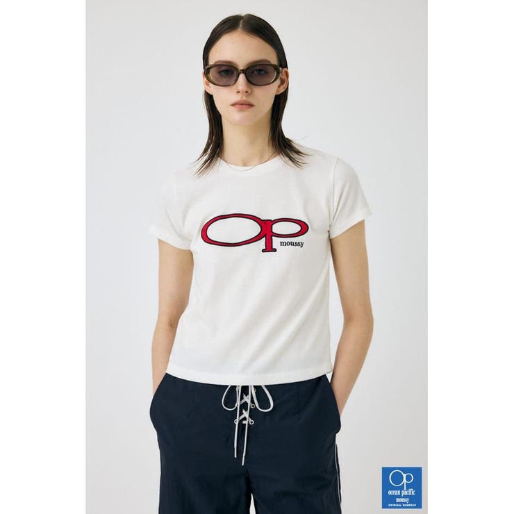 O/WHT1 | OP OVAL マーク TEE | MOUSSY OUTLET