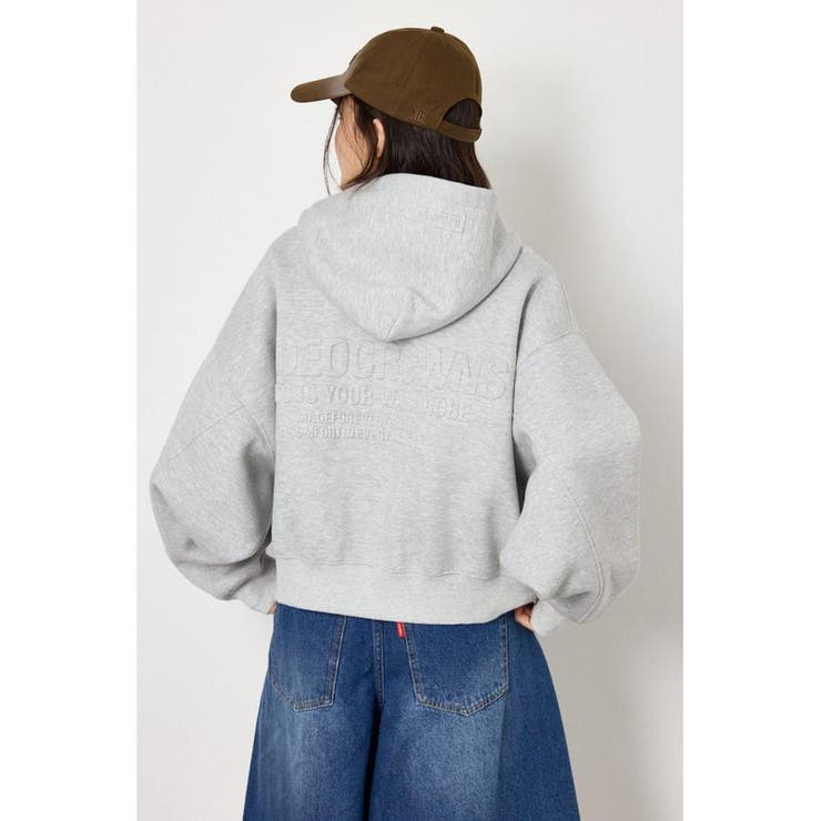 エンボス W-ZIP ショート パーカー | RODEO CROWNS WIDE BOWL | 詳細画像24 