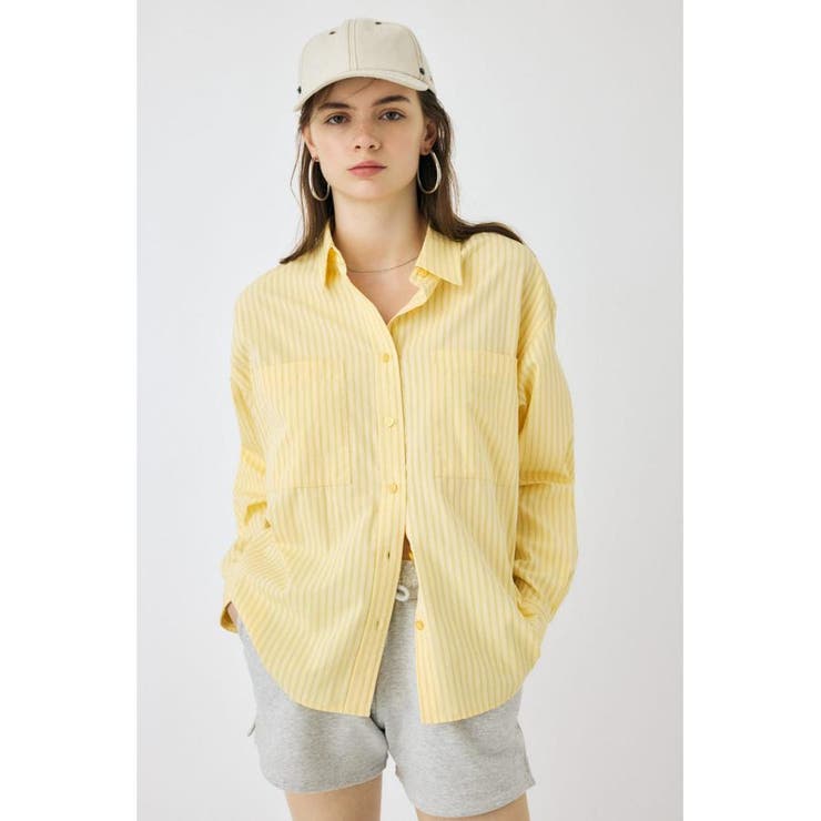 YEL | STRIPE COLOR シャツ | MOUSSY OUTLET