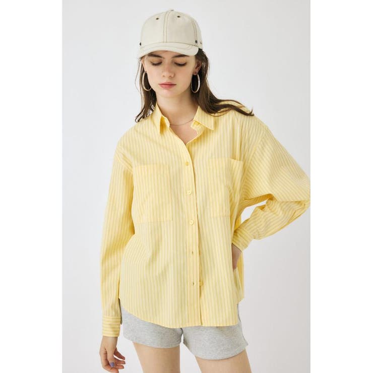 STRIPE COLOR シャツ | MOUSSY OUTLET | 詳細画像4 