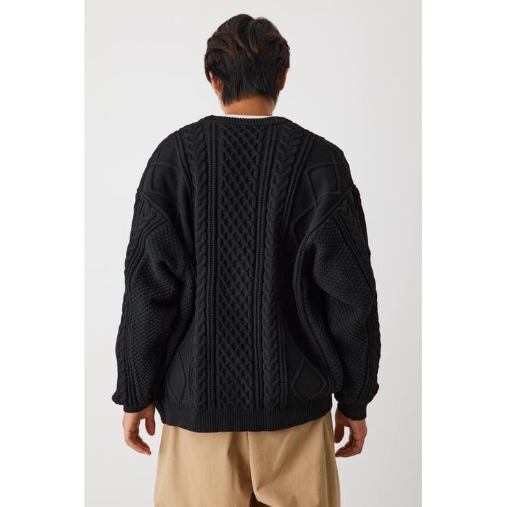 A-LIGHT KNIT ケーブルカーディガン | RODEO CROWNS WIDE BOWL | 詳細画像13 