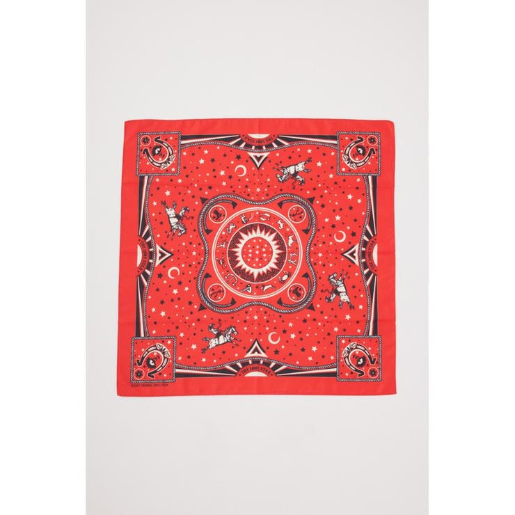 柄RED5 | バンダナ柄 プリントスカーフ | RODEO CROWNS WIDE BOWL