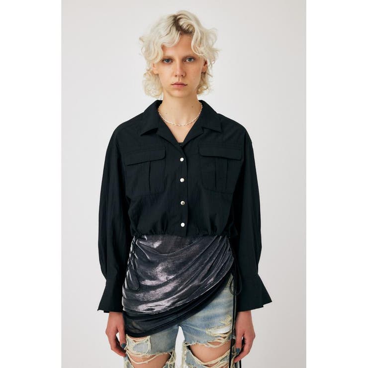 RIPSTOP CROPPED シャツ | MOUSSY OUTLET | 詳細画像3 