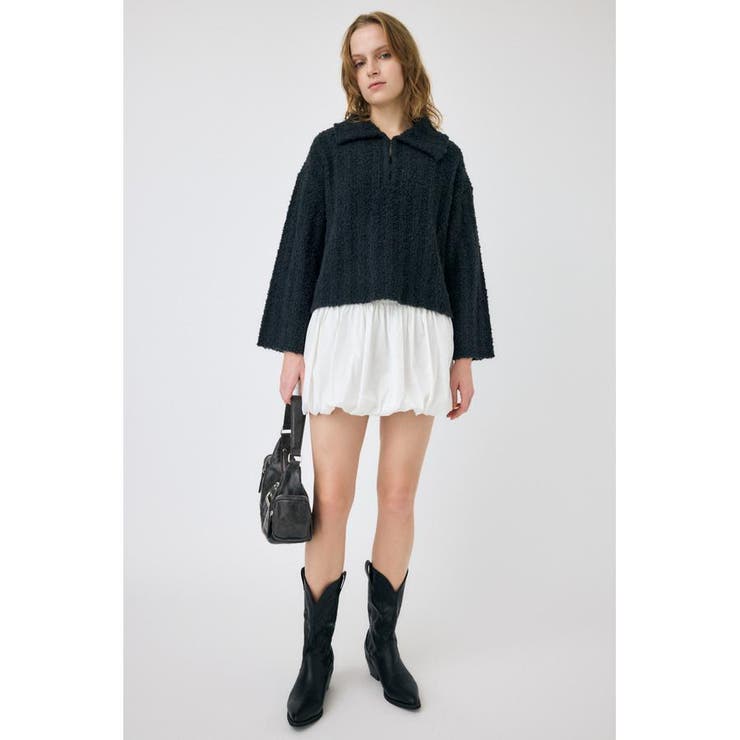 OPEN COLLAR ニット | MOUSSY OUTLET | 詳細画像8 