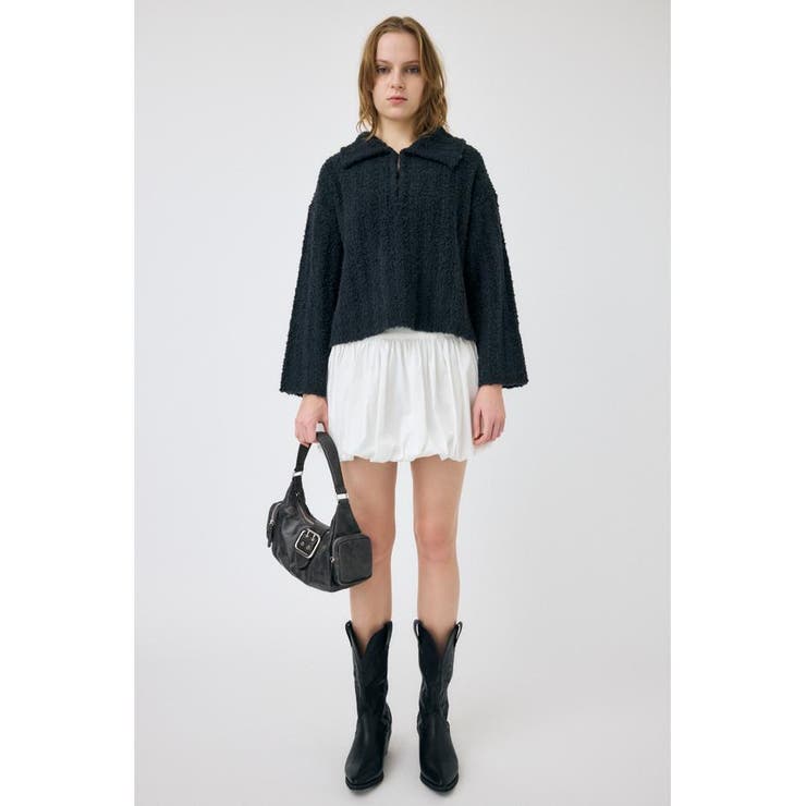 OPEN COLLAR ニット | MOUSSY OUTLET | 詳細画像10 