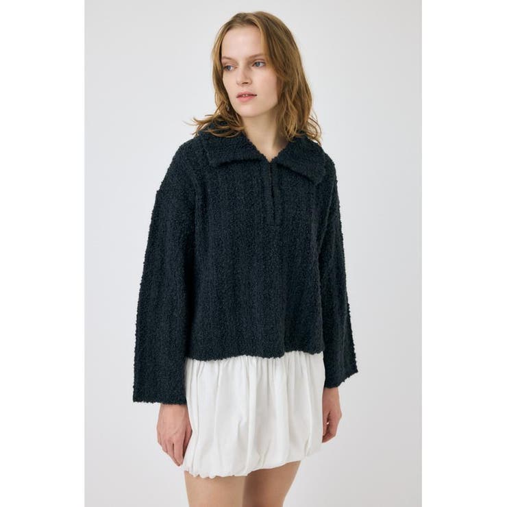 OPEN COLLAR ニット | MOUSSY OUTLET | 詳細画像11 