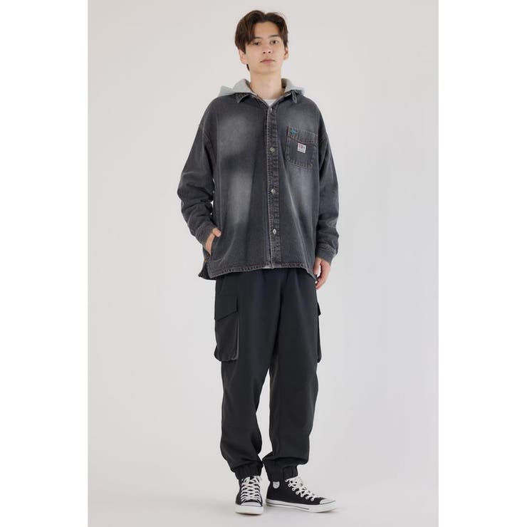 フーデッドデニムシャツジャケット | RODEO CROWNS WIDE BOWL | 詳細画像6 