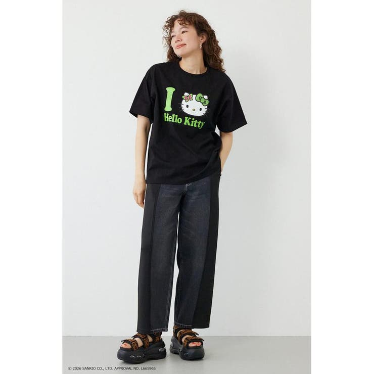 (HELLO KITTY) Face Tシャツ | RODEO CROWNS WIDE BOWL | 詳細画像4 