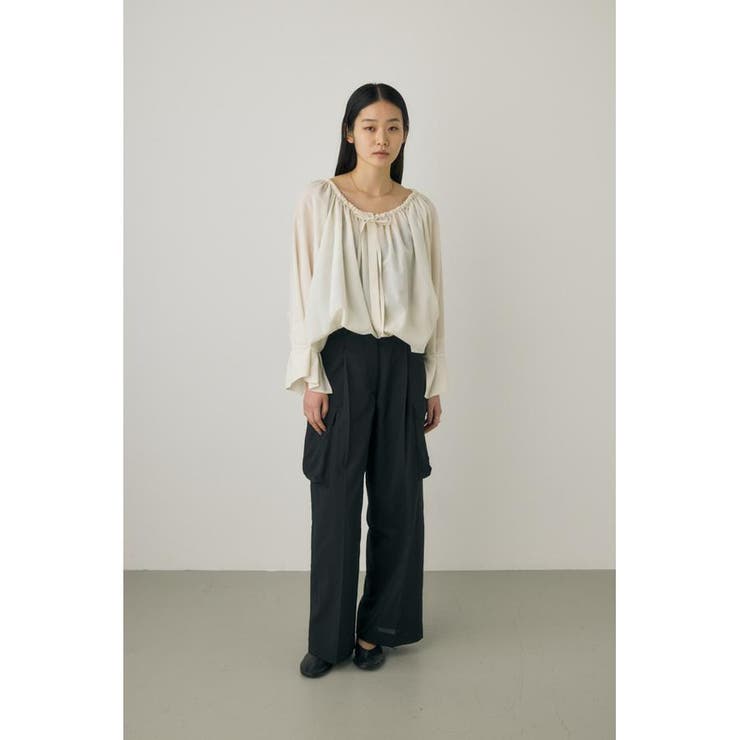 シアーワイドパンツ リサイクルポリエステル使用 | MOUSSY OUTLET | 詳細画像19 