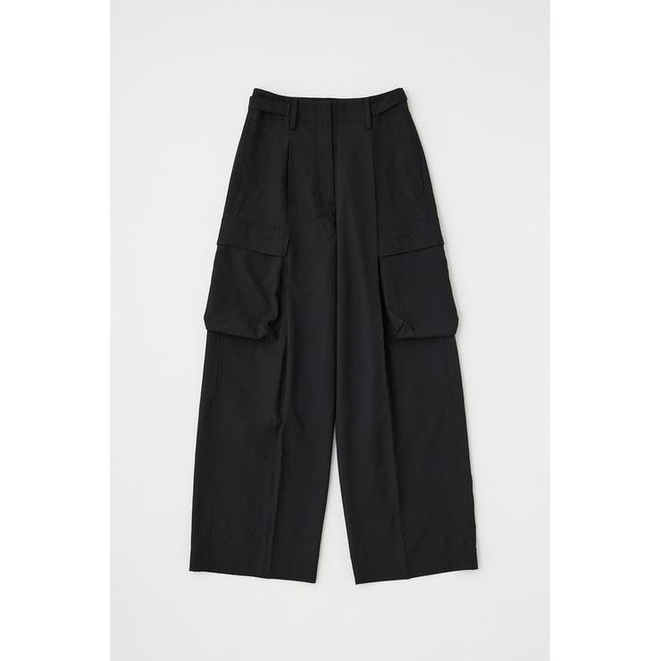 BLK | シアーワイドパンツ リサイクルポリエステル使用 | MOUSSY OUTLET