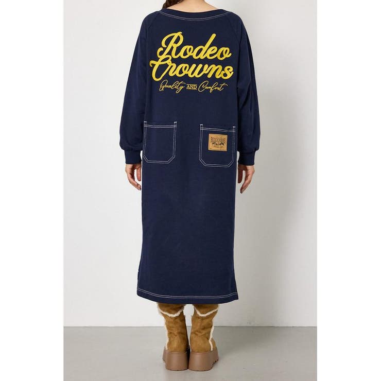 ラグランカラーステッチオフショルワンピース | RODEO CROWNS WIDE BOWL | 詳細画像22 