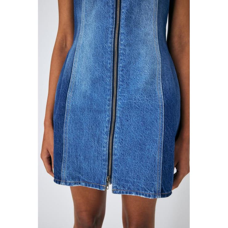 ZIP UP DENIM ミニドレス | MOUSSY OUTLET | 詳細画像6 
