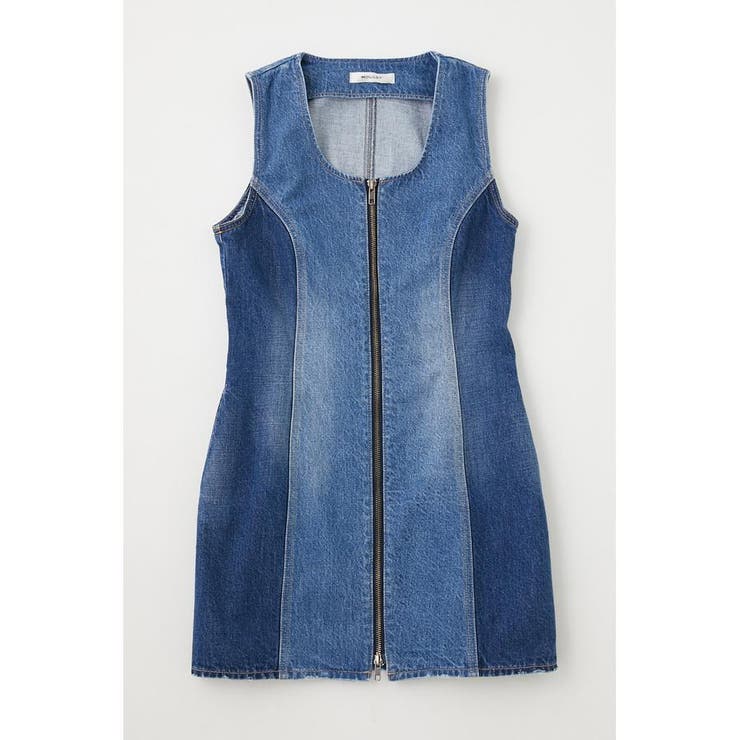 ZIP UP DENIM ミニドレス | MOUSSY OUTLET | 詳細画像8 