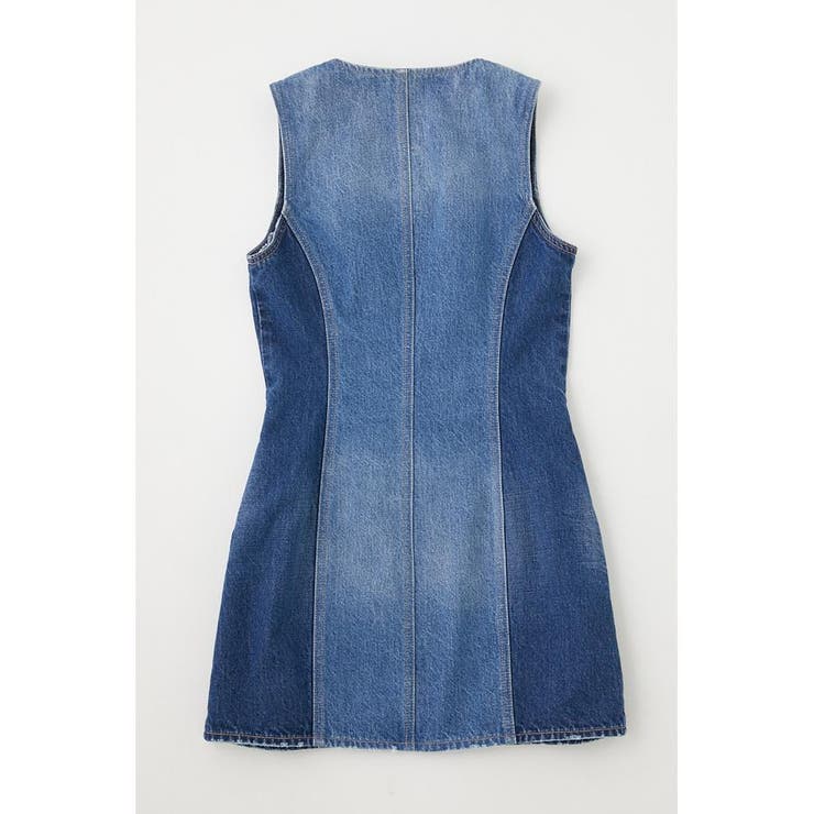 ZIP UP DENIM ミニドレス | MOUSSY OUTLET | 詳細画像9 