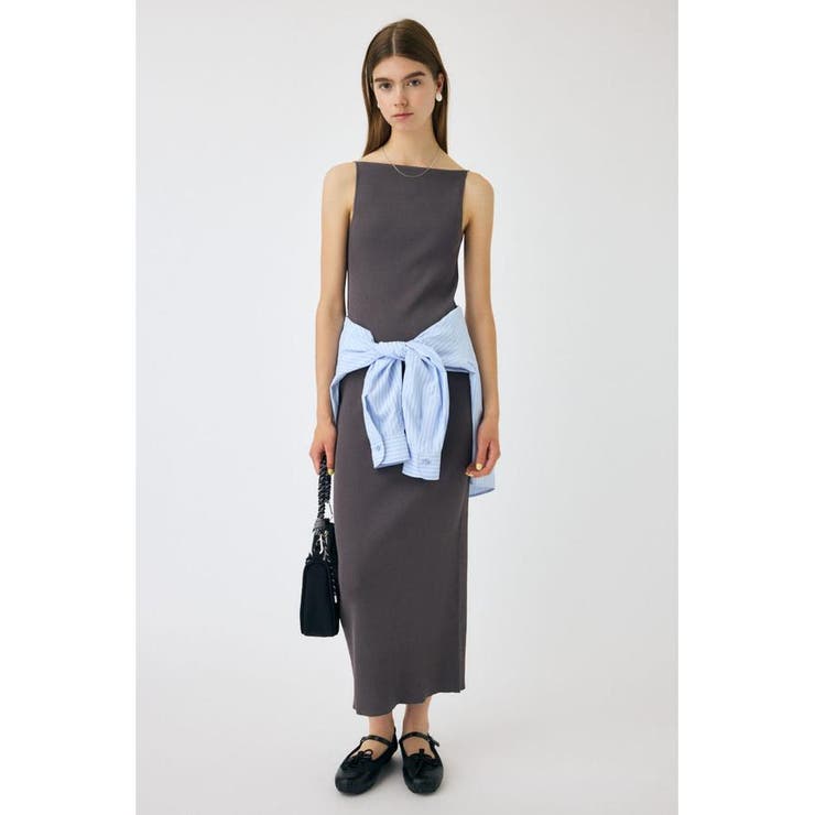 GRY | HORIZON NECK キャミドレス | MOUSSY OUTLET