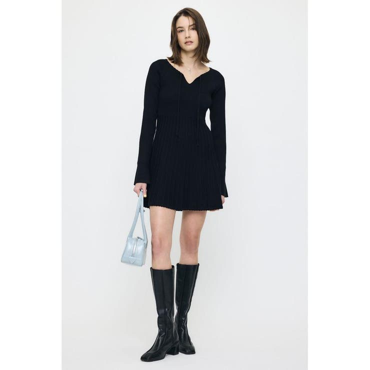 PICO RIBBON MINI ドレス | MOUSSY OUTLET | 詳細画像3 