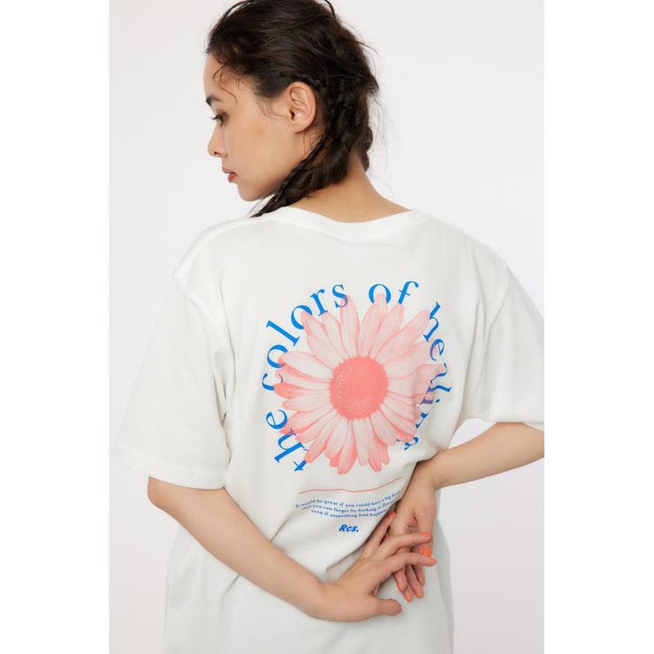 WHT | HEALING FLOWER Tシャツ | RODEO CROWNS WIDE BOWL