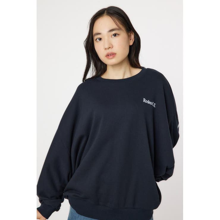 BLK | ドルマンバックロゴスウェット | RODEO CROWNS WIDE BOWL