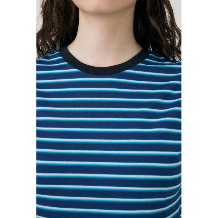 ROLL SLEEVE マルチストライプ TEE | MOUSSY OUTLET | 詳細画像8 