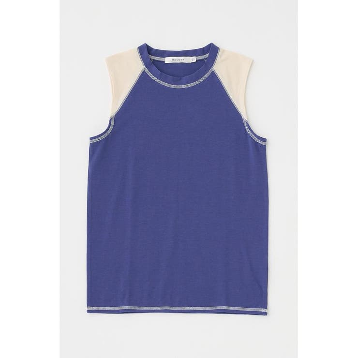 BLU | SLEEVELESS RAGLAN Tシャツ | MOUSSY OUTLET