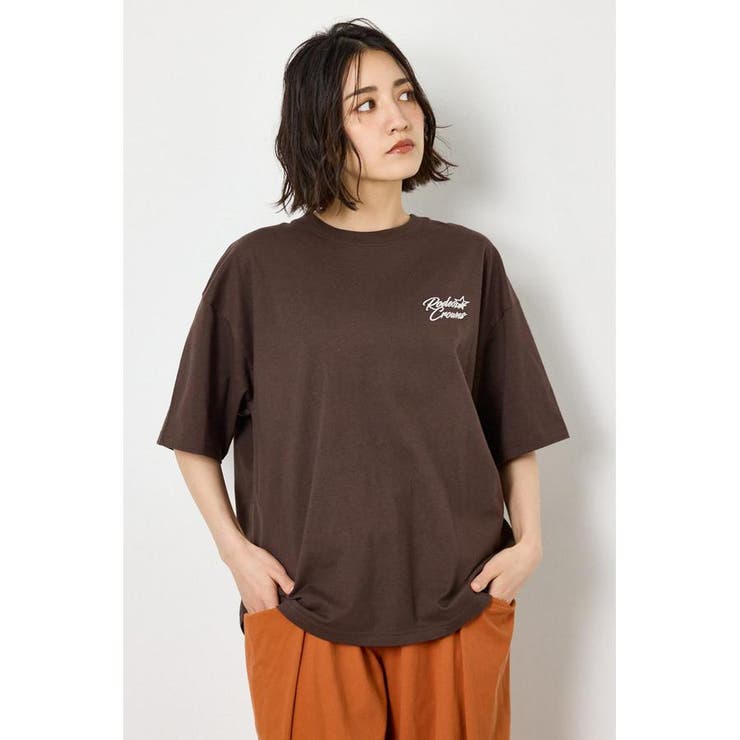BRN | アップリケクラウンロゴTシャツ | RODEO CROWNS WIDE BOWL