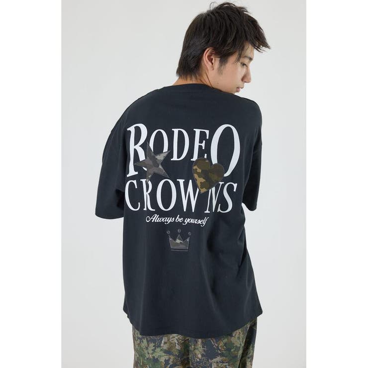 カモフラアップリケTシャツ | RODEO CROWNS WIDE BOWL | 詳細画像11 