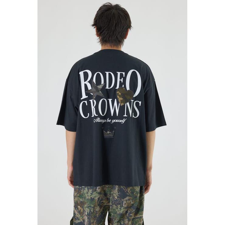 カモフラアップリケTシャツ | RODEO CROWNS WIDE BOWL | 詳細画像17 