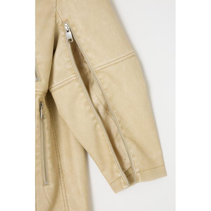 AGED F/LEATHER MIDDLE ジャケット | MOUSSY OUTLET | 詳細画像21 