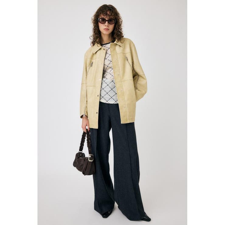 AGED F/LEATHER MIDDLE ジャケット | MOUSSY OUTLET | 詳細画像14 