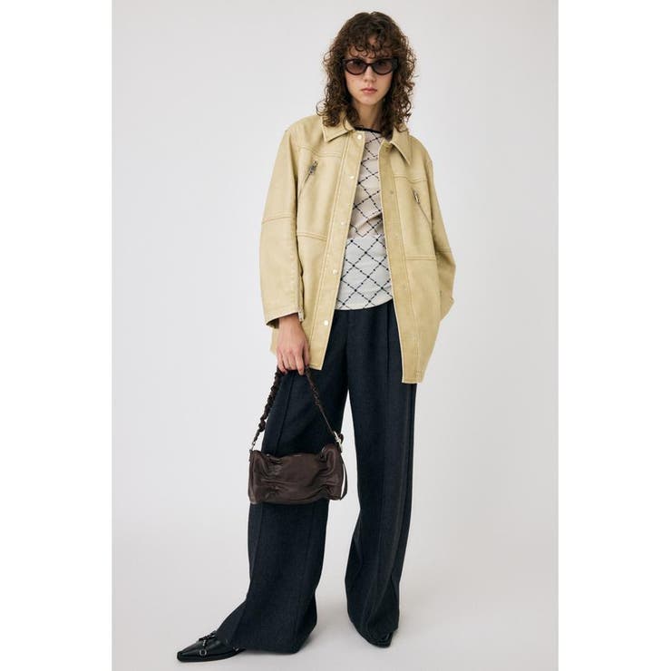 AGED F/LEATHER MIDDLE ジャケット | MOUSSY OUTLET | 詳細画像15 
