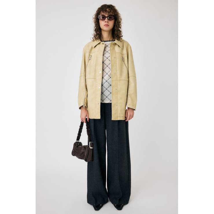 AGED F/LEATHER MIDDLE ジャケット | MOUSSY OUTLET | 詳細画像16 