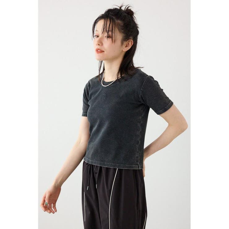 BLK | ピグメント2wayリブTシャツ | RODEO CROWNS WIDE BOWL