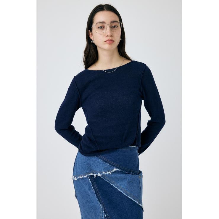 LOOSE KNIT ロングスリーブTEE | MOUSSY OUTLET | 詳細画像4 