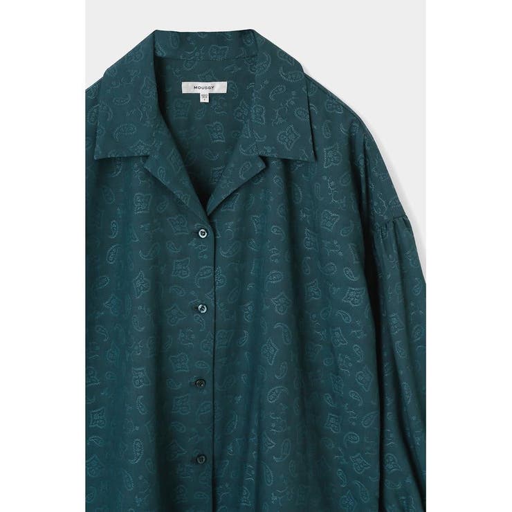 PAISLEY OPEN COLLAR シャツ | MOUSSY OUTLET | 詳細画像4 