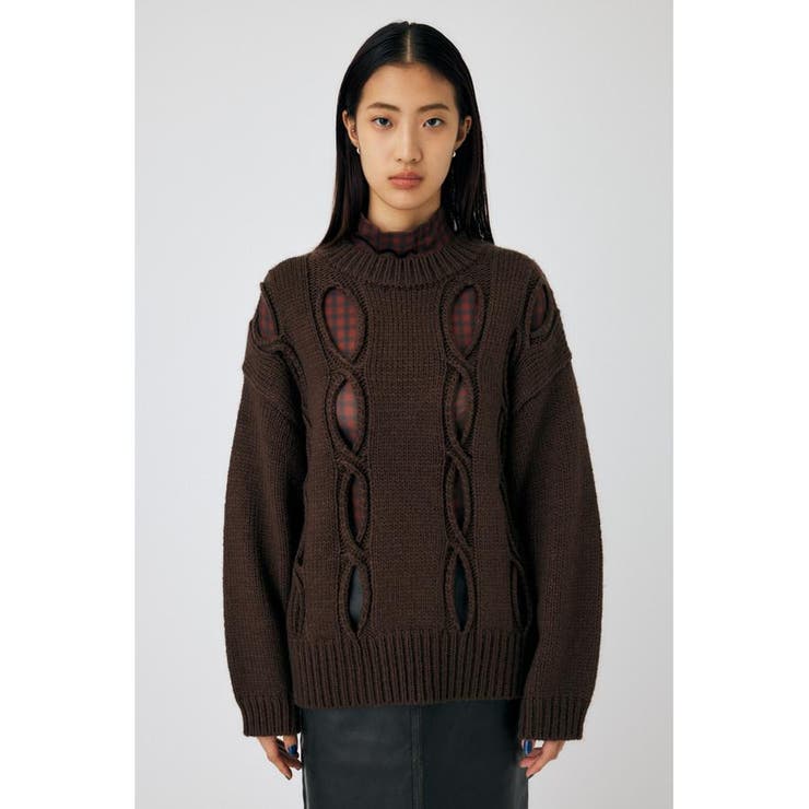 CUT OUT DESIGN ニット | MOUSSY OUTLET | 詳細画像11 