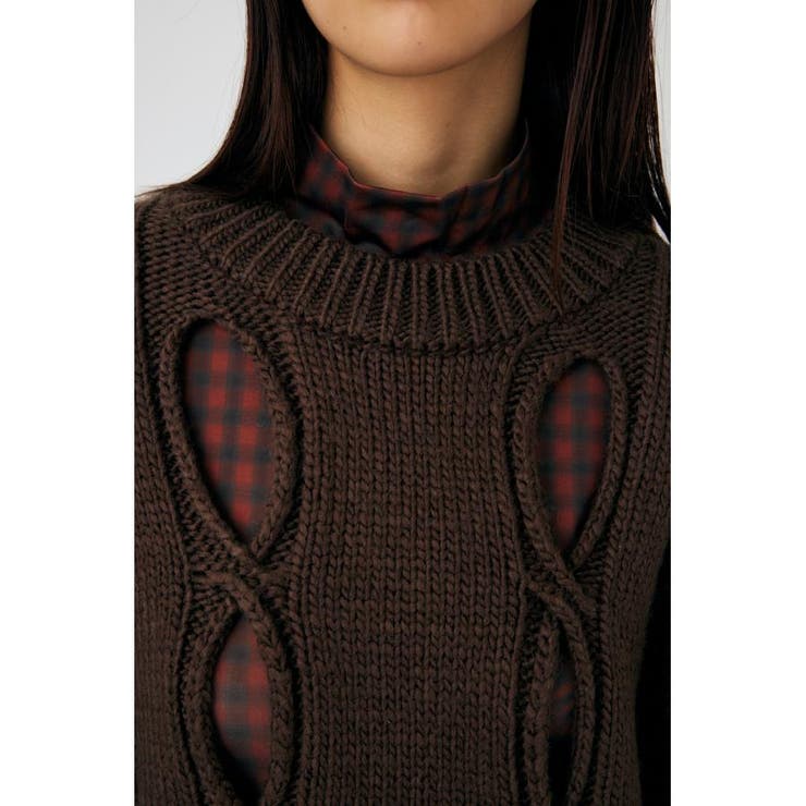 CUT OUT DESIGN ニット | MOUSSY OUTLET | 詳細画像14 