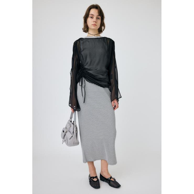 NVY | CUP IN BORDER ドレス | MOUSSY OUTLET