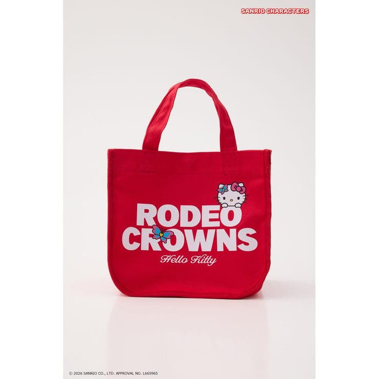RED | (サンリオキャラクターズ)ミニトートバッグ | RODEO CROWNS WIDE BOWL