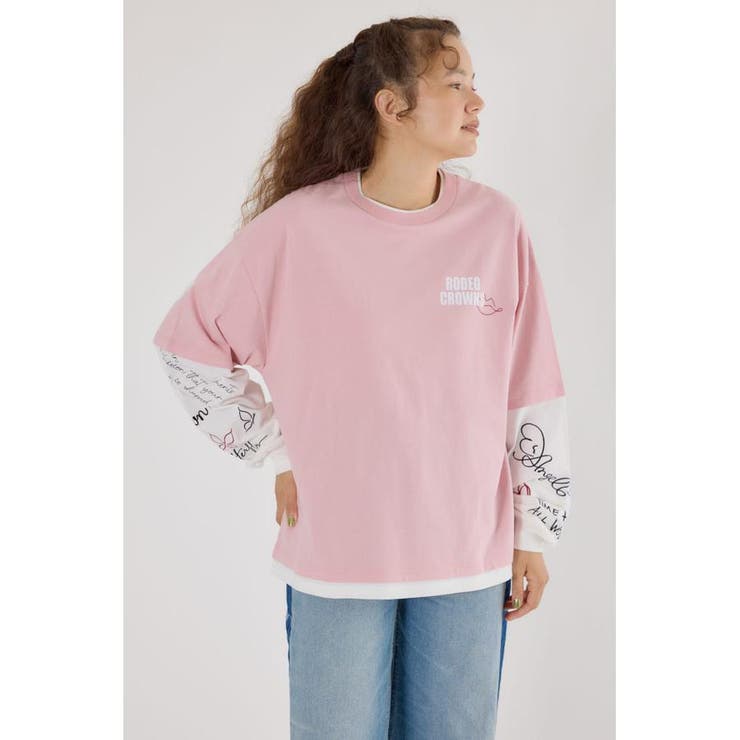 オーバーロゴレイヤードロングスリーブTシャツ | RODEO CROWNS WIDE BOWL | 詳細画像24 